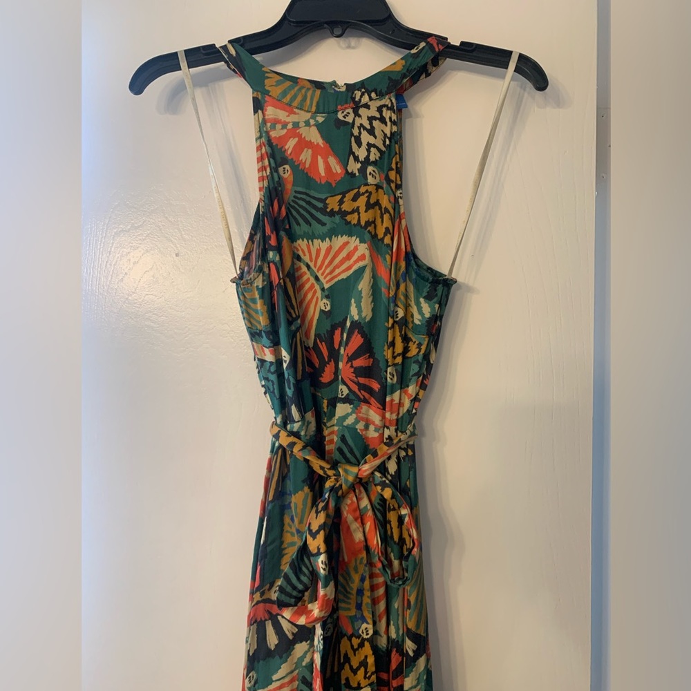 Anthropologie Farm Rio printed halter jumpsuit - Picture 4 of 5